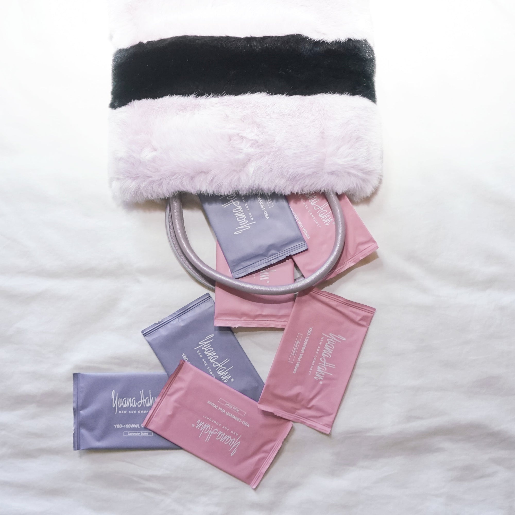 YK-150WWLR40 抗菌濕紙巾禮盒-薰衣草/玫瑰香味 (各20鋁箔單片包)